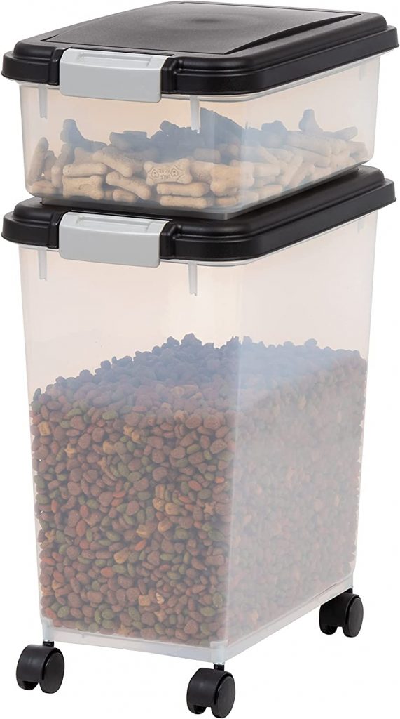 Pet Food Storage Container Dog Food Storage Cabinet with Han - Inspire  Uplift