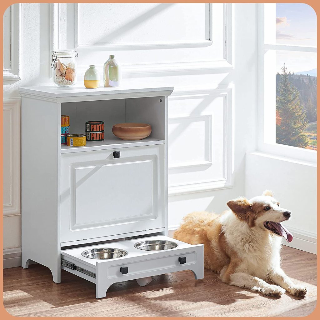 Dog food storage discount cabinet