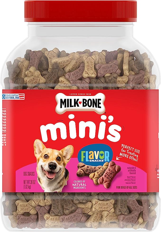 Crunchy mini dog treats