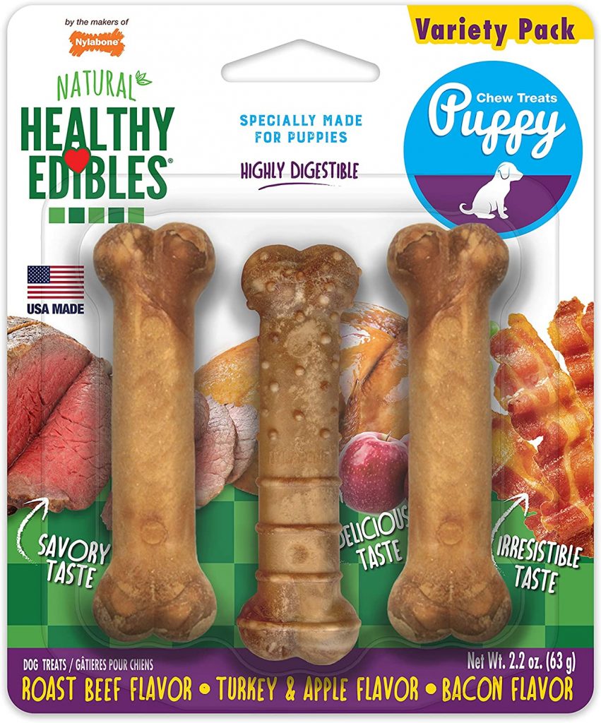 Nylabone Healthy Edibles Natural Puppy Chew Treats