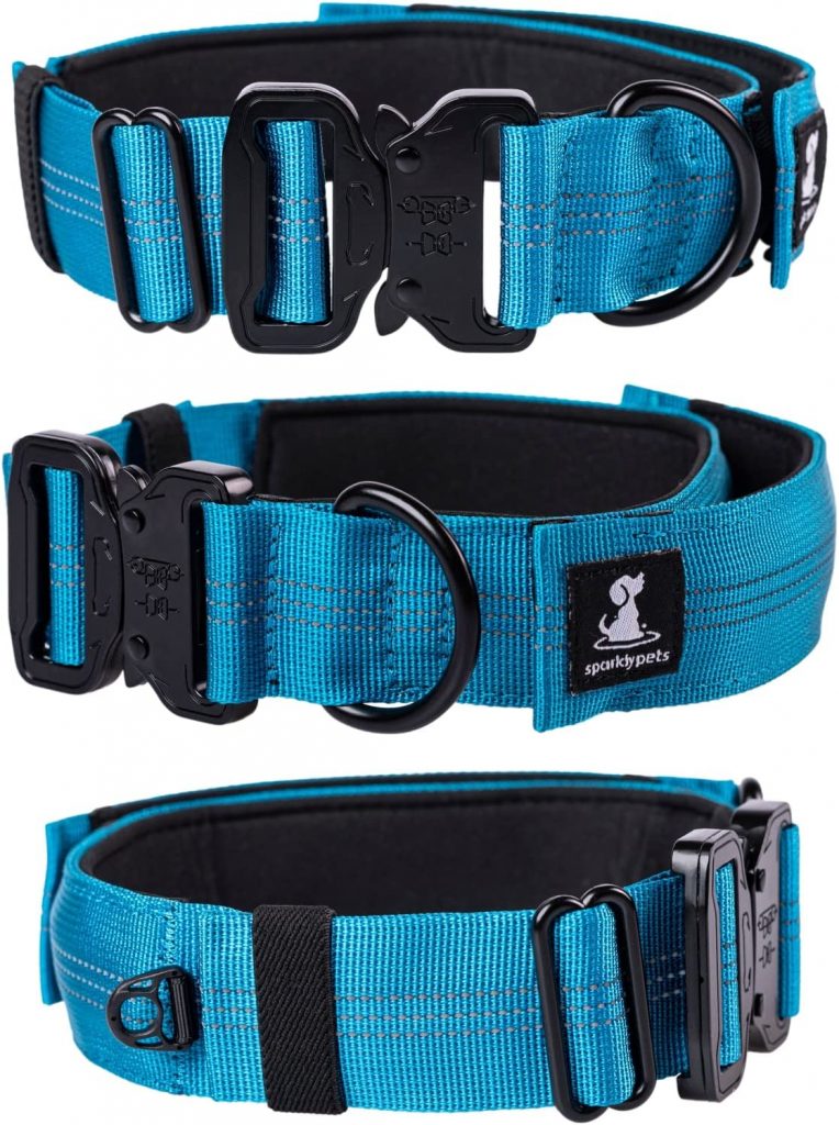 SparklyPets Bungee Wide Collar with Handle