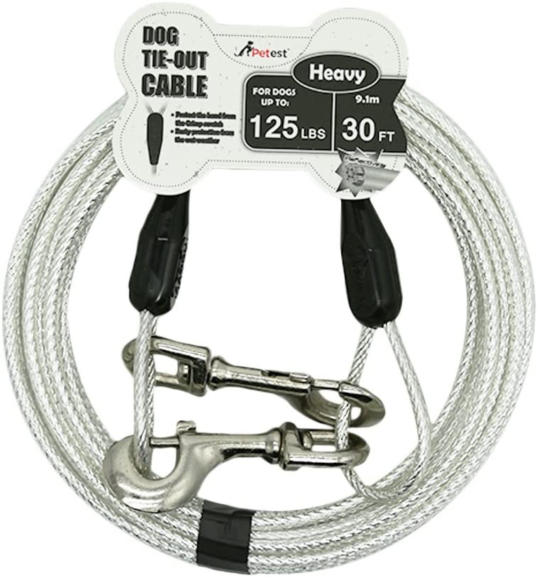 Petest Tie-Out Cable for Heavy Dogs