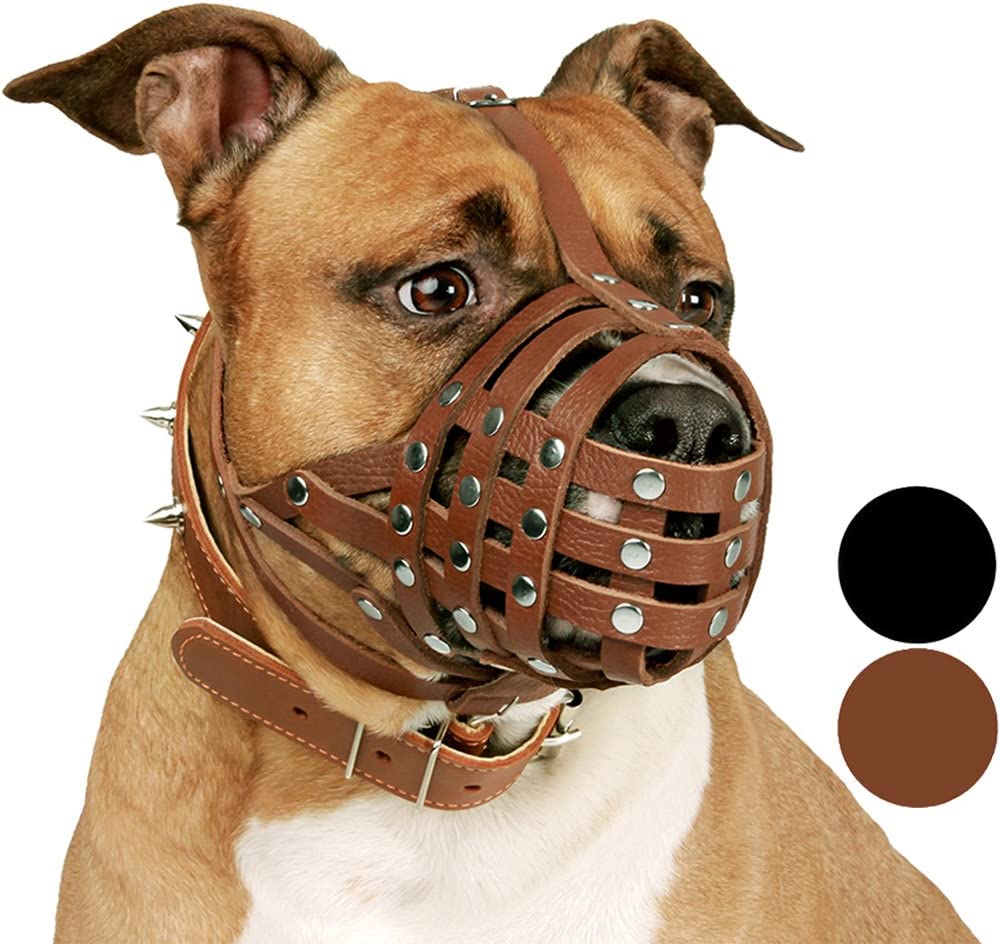 Leather brothers italian basket best sale dog muzzle