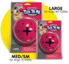 Talk To Me Rubber Treat Ball