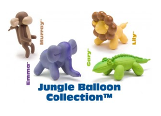 Charming Pet Jungle Balloon Collection