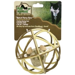Play-N-Squeak Ball of Furry Fury Cat Toy $5.59