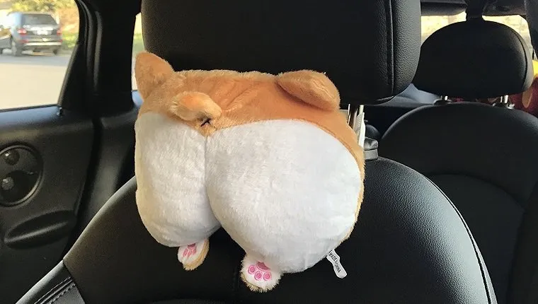 Corgi Butt Shape Car Neck Headrest - Pet Clever