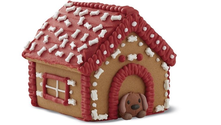 dog gingerbread house