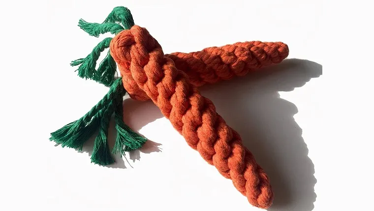 carrot rope toys