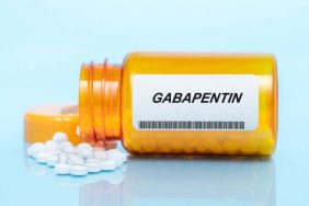 Gabapentin prescription bottle for dogs.