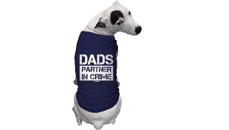 Dads partner In crime dog shirt