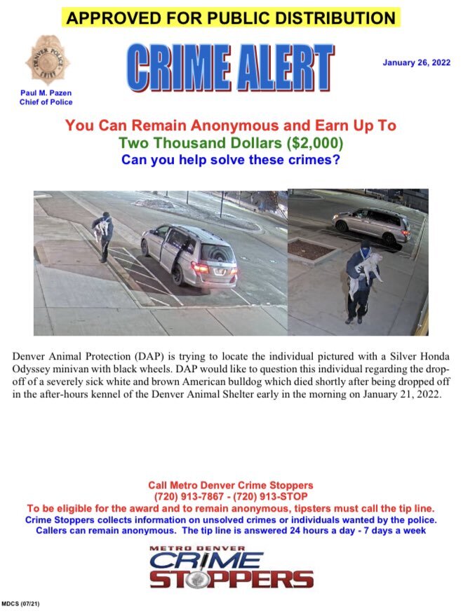 Metro Denver Crime Stoppers Alert
