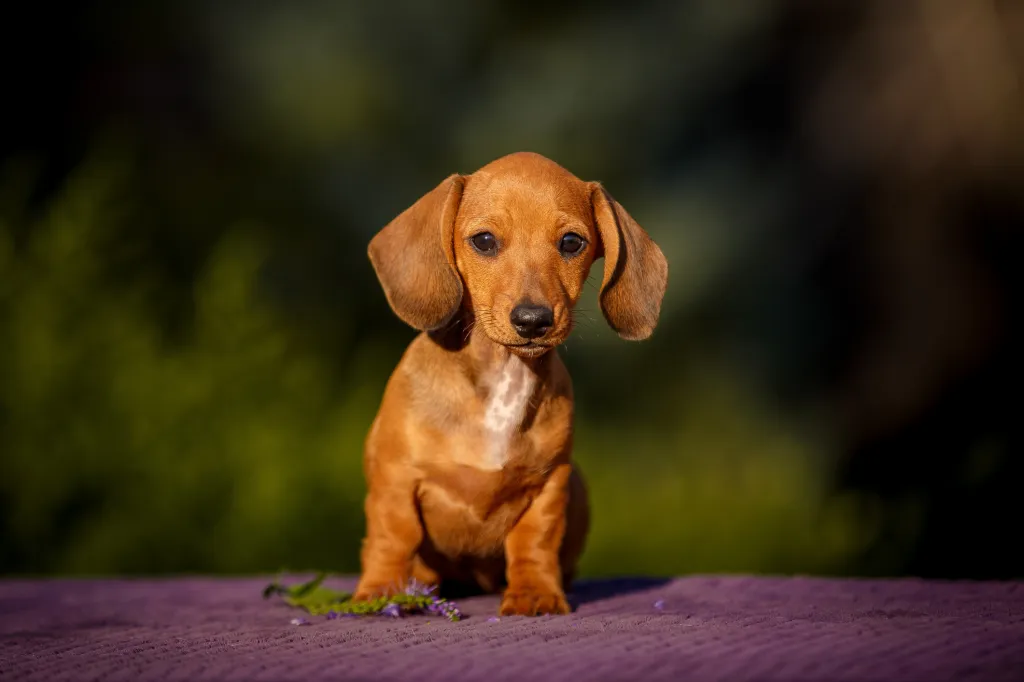 Brown Dachshund puppy
