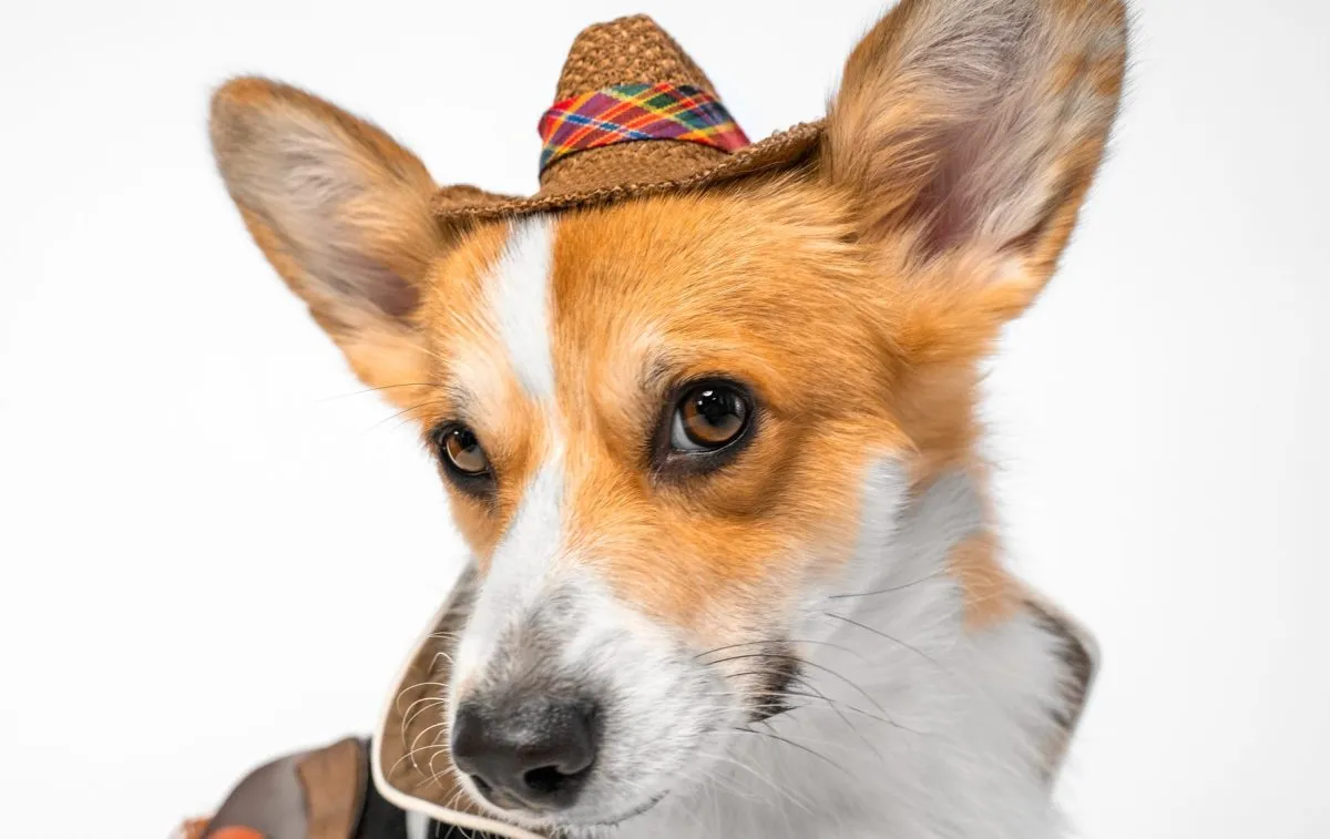 Corgi clearance cowboy hat