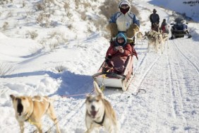 Camp Hale dog sled race