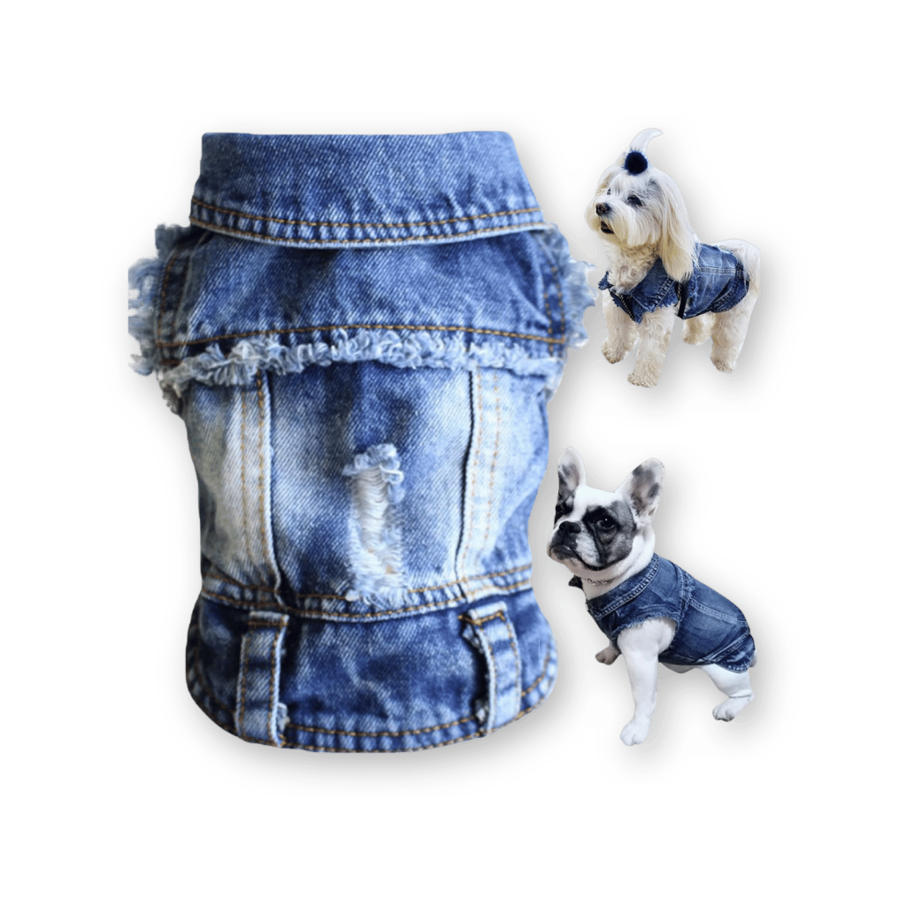 Brocarp Denim Dog Costume