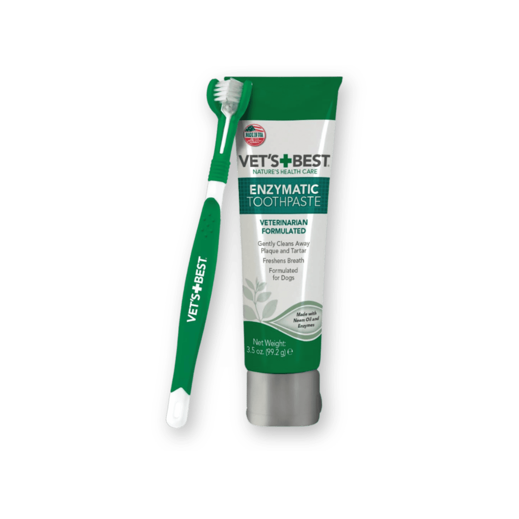 Vet's Best Dog Toothbrush & Toothpaste Kit