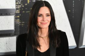 Actress Courteney Cox arrives for the world premiere of "Scream VI" at AMC Lincoln Square in New York City on March 6, 2023.