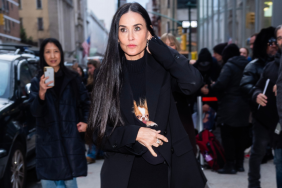 Demi Moore is seen in Midtown on December 04, 2024 in New York City.