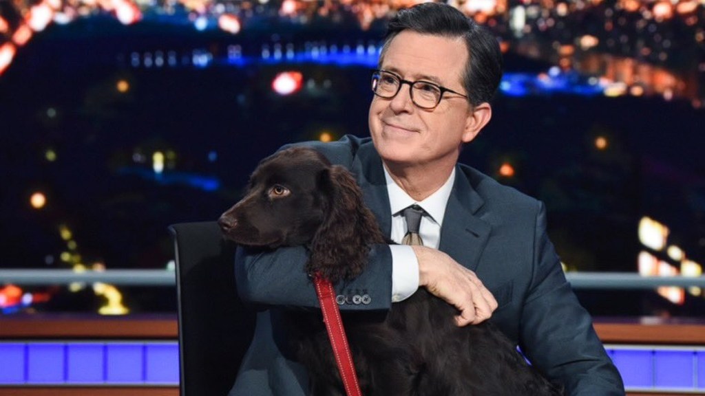 Stephen Colbert Dog Benny Breed Age How Old