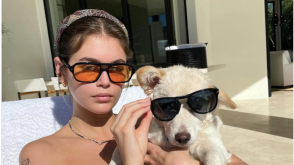 Kaia Gerber's Dog Milo