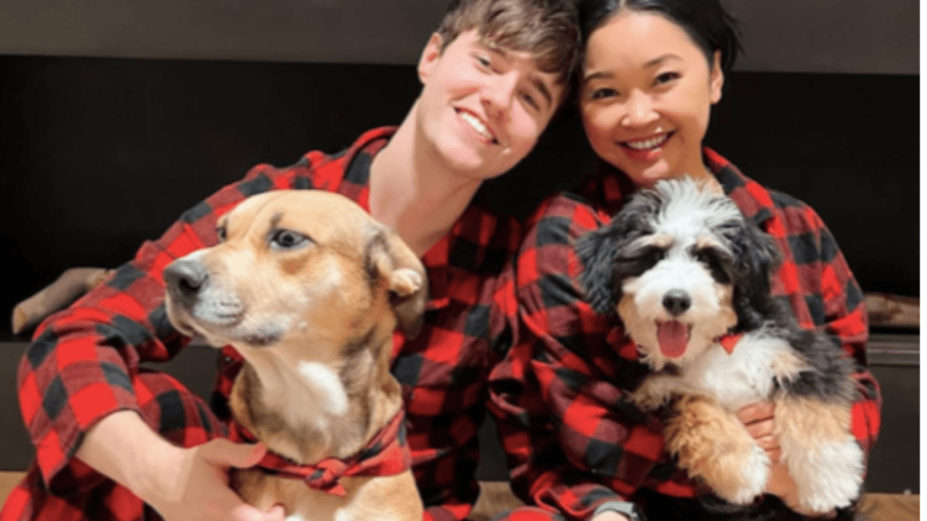 Lana Condor's Dog Timmy