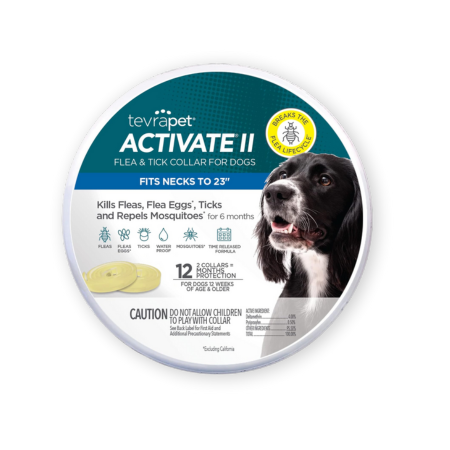 Tevrapet Activate II Flea & Tick Collar For Dogs