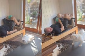 Bulldog accompanies dad for Pilates workout in viral video