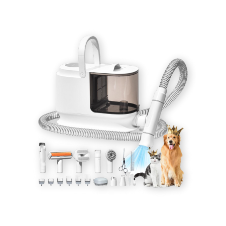 Bunfly Dog Grooming Kit & Dog Hair Vacuum