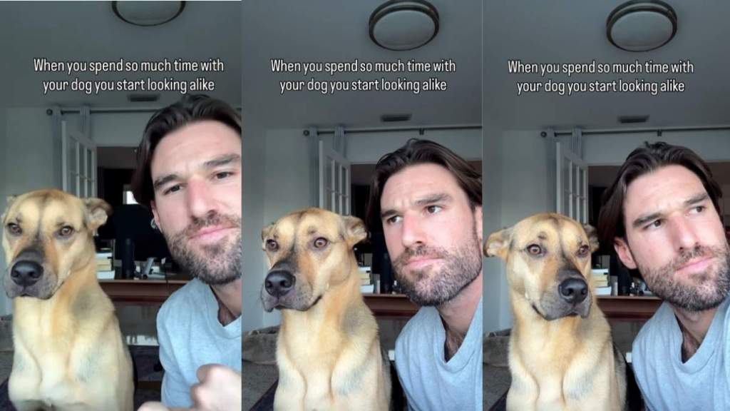 Rescue Puppy & Owner Are 'Look-Alikes' in Adorable Video