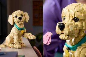 LEGO Golden Retriever Puppy Set Is Now Available for Pre-order