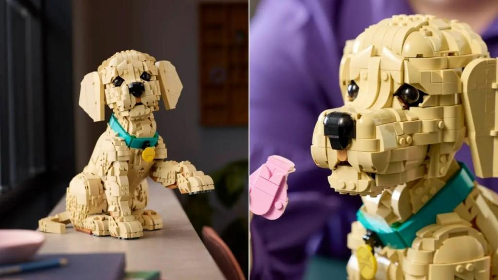 LEGO Golden Retriever Puppy Set Is Now Available for Pre-order