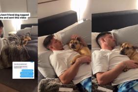 Video: Rescue Pup Hung Out With Dad's Bestie & Had a Great Time