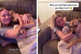 Rescue Dog Gives His Stamp of Approval to Dad’s Girlfriend With Snuggles