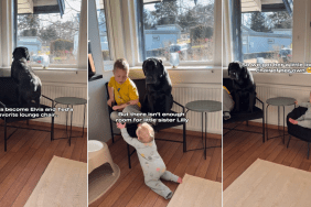 Dog’s Favorite Chair Has No Room for the Baby, So She Gets One of Her Own