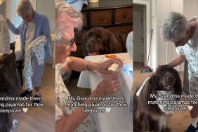 Big Dog’s Sleepover With Grandma Isn’t Complete Without Matching PJs