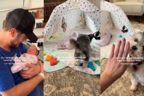 Senior Dog Is Gentle With the Baby but Throws in a Side Eye Sometimes