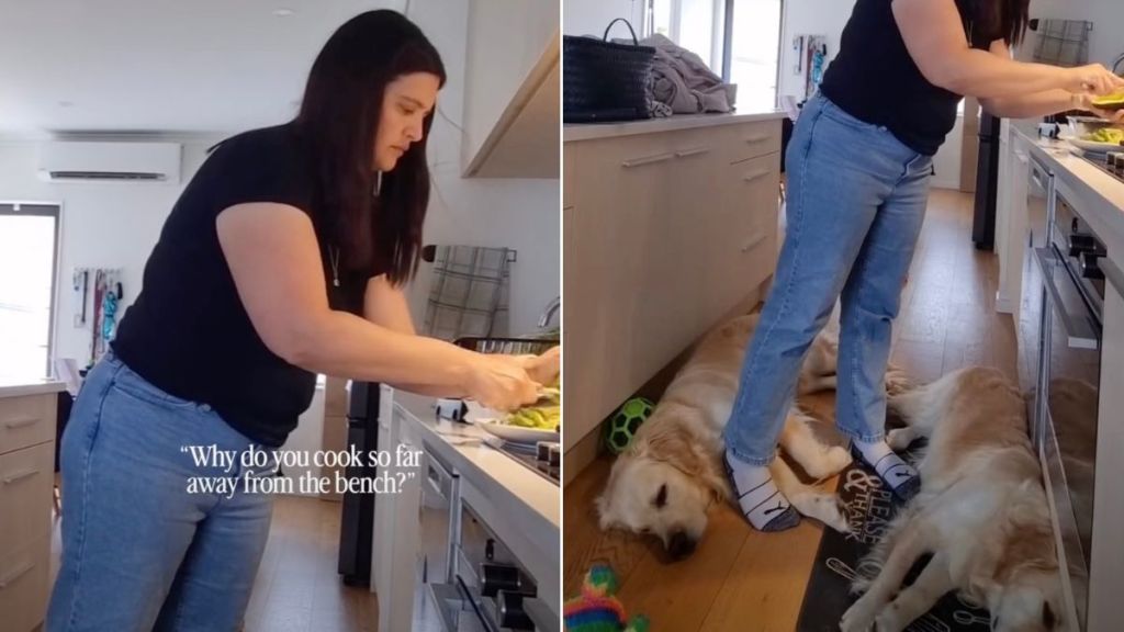 Dog Parent Reveals Reason Behind Cooking Far Away From Bench