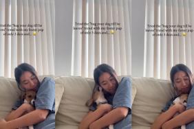 Foster Dog Doesn’t Leave When Mom Hugs Him, Instead He Leans in Closer