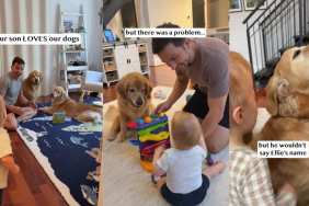 Golden Retriever's Reaction to Baby Calling Her Name Right Is Priceless