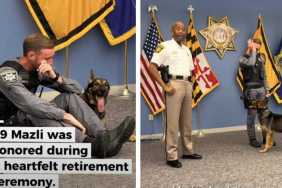 K9 Is Honored With Heartfelt Retirement Ceremony as His Partner Gets Emotional
