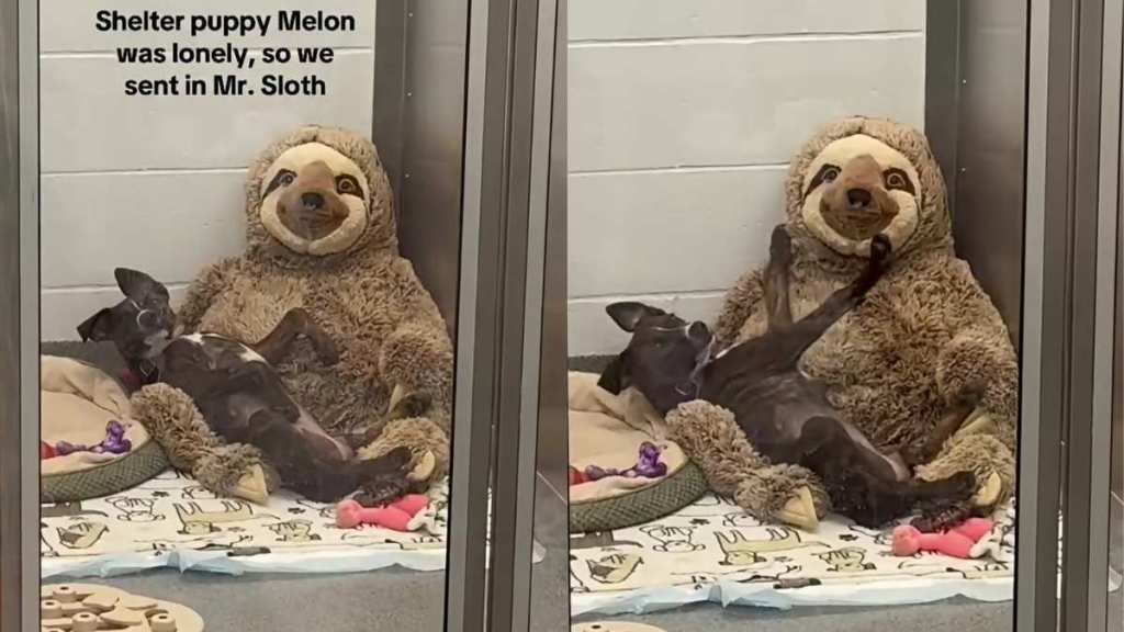‘Lonely’ Shelter Pup Finds Comfort in the Only Companion She Has, Until the Unthinkable Happens