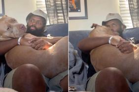Human Becomes Dog’s Safe Place, Lets Her Snuggle Into His Lap & Show How Much He Means to Her