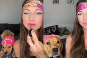 Dog Never Outgrows the Kiss He Learned to Give During Mom’s Lipstick Routine