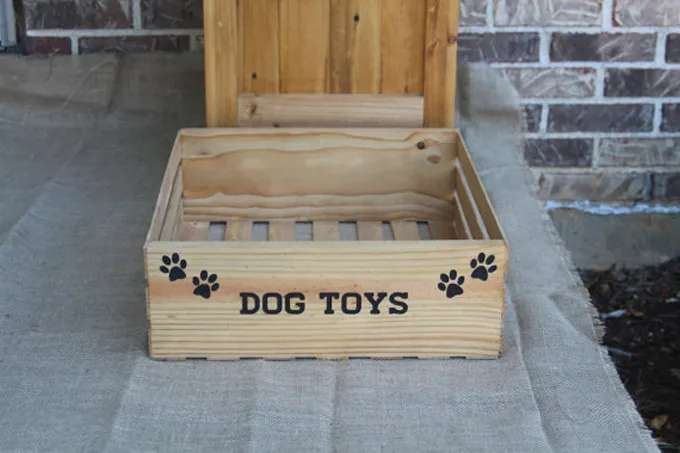 Dog Toy Crate