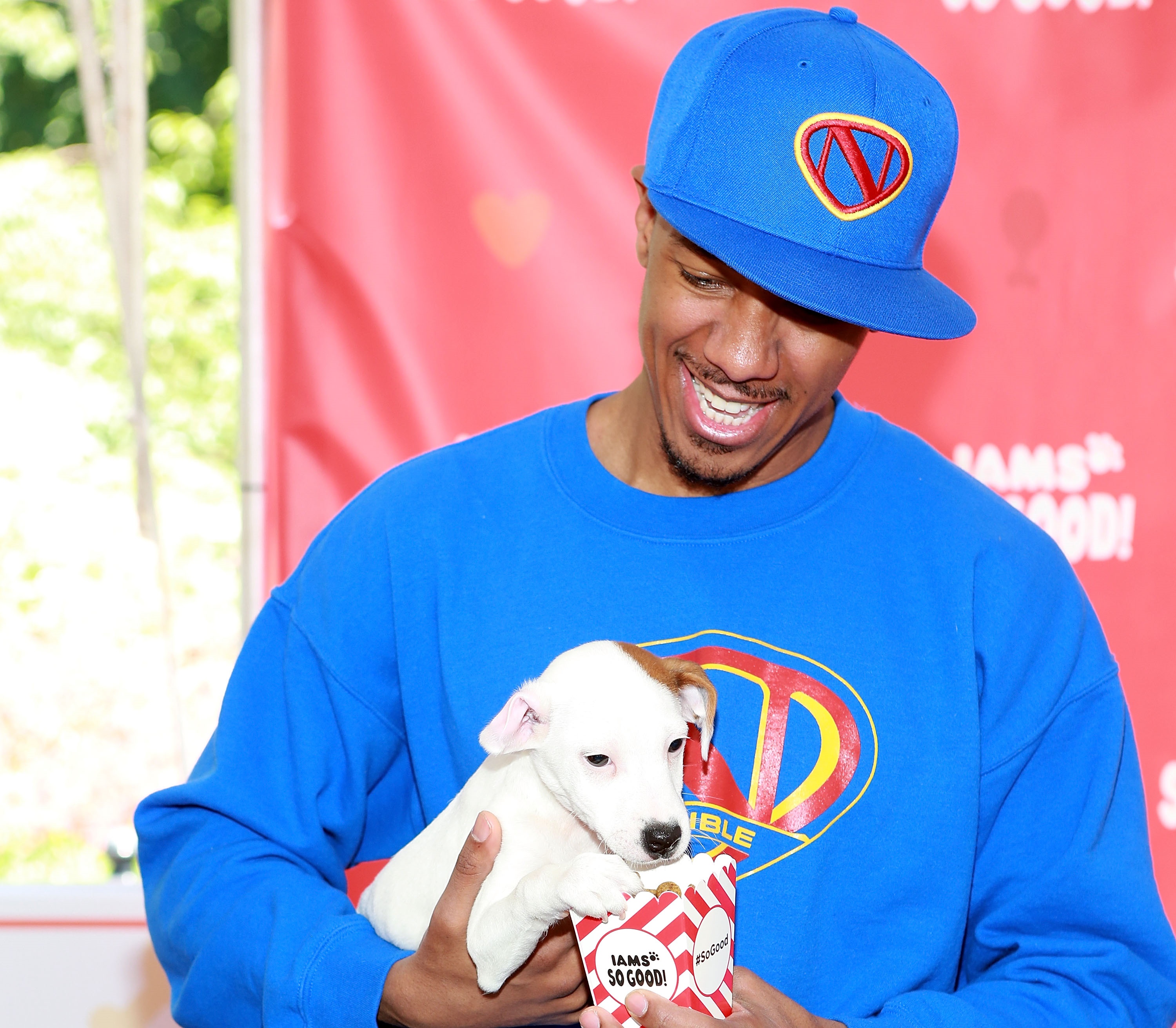 Nick Cannon And His Puppy, The Reverend Pow Jackson