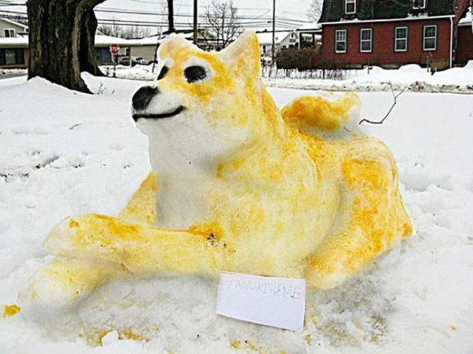 Don't eat the yellow snow!